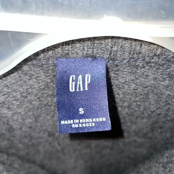 Gap wool zip up sweater charcoal grey - Picture 2 of 4